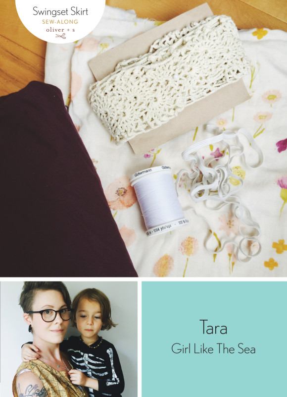 Tara from Girl Like The Sea shares her supplies for her Oliver + S Swingset Skirt