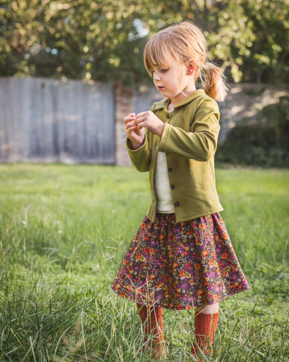 Oliver + S Swingset Skirt sewn by Rachel