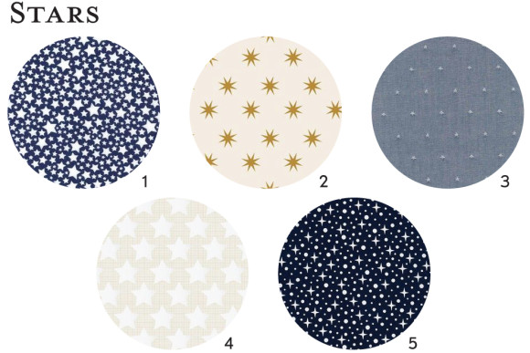 Star fabric ideas for Oliver + S patterns