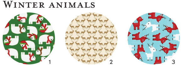Winter animal fabric ideas for Oliver + S patterns
