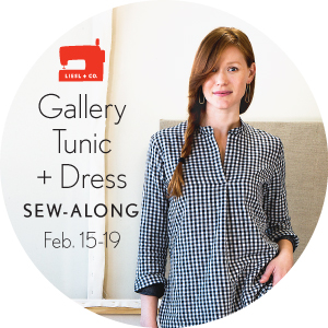 Liesl + Co. Gallery Tunic + Dress sew-along