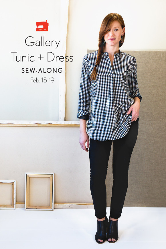 Liesl + Co. Gallery Tunic + Dress sew-along