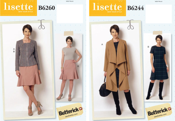 Lisette for Butterick sewing patterns