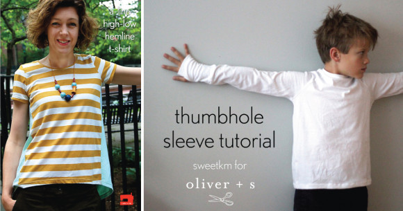 Oliver + S t-shirt tutorials