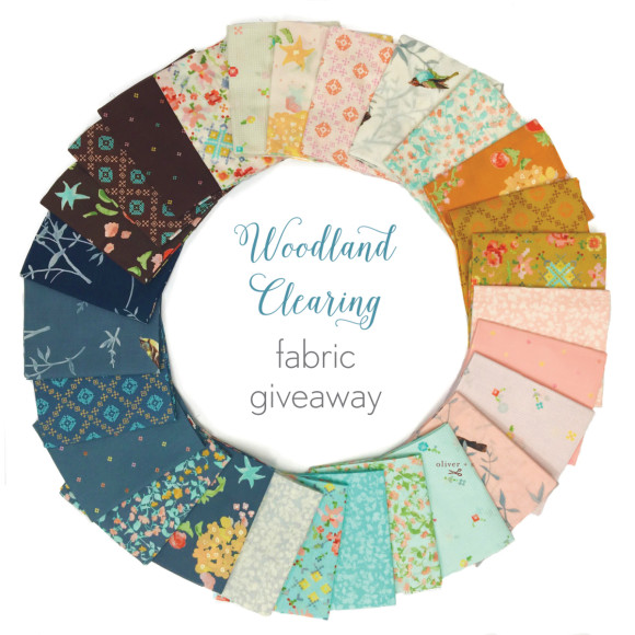 Woodland Clearing fabric giveaway on the Oliver + S blog