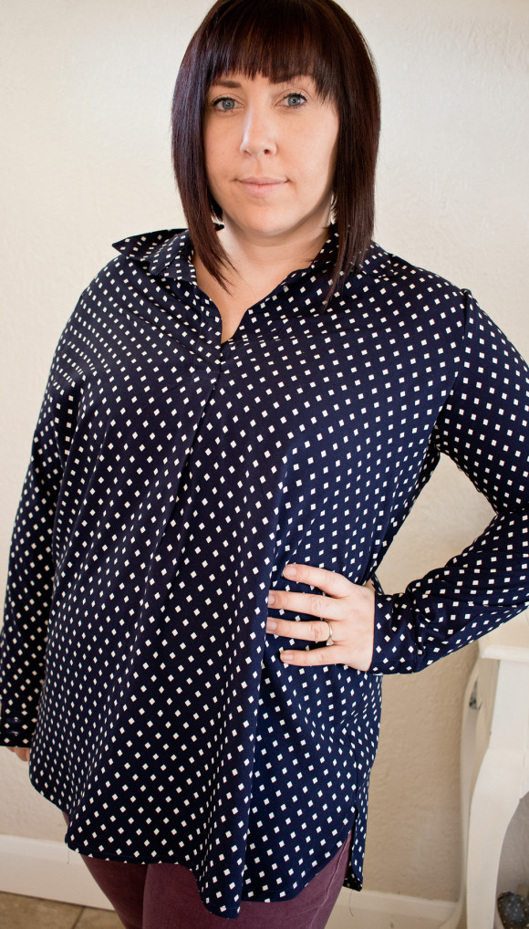 Liesl + Co. Gallery Tunic in Cotton and Steel rayon