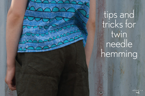 Tips and tricks for twin needle hemming
