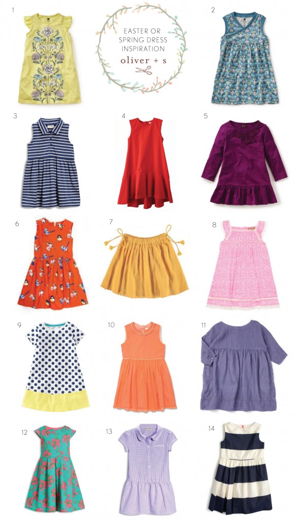 Inspiration for sewing Oliver + S dresses