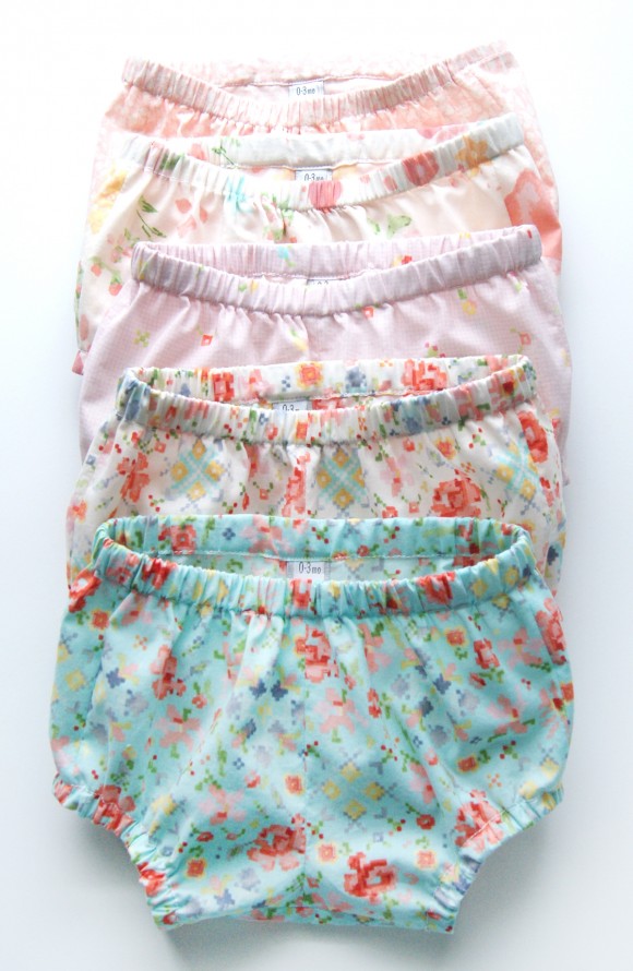 Oliver + S Tea Party bloomers in Woodland Clearing fabrics