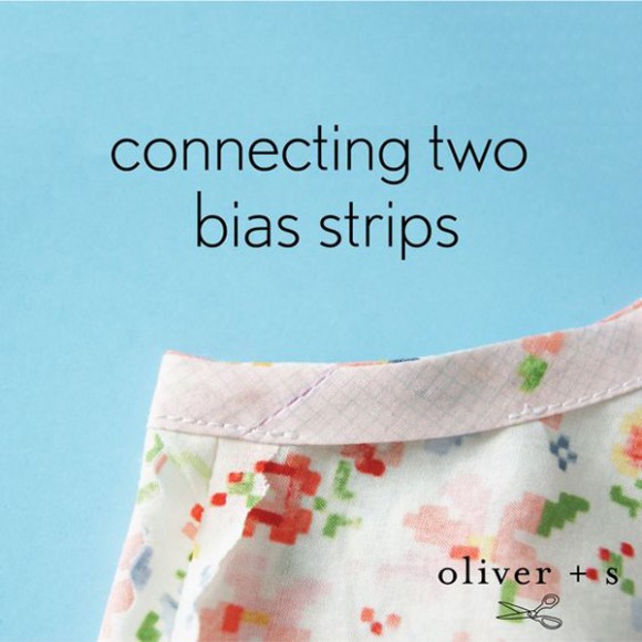 connecting two bias strips tutorial