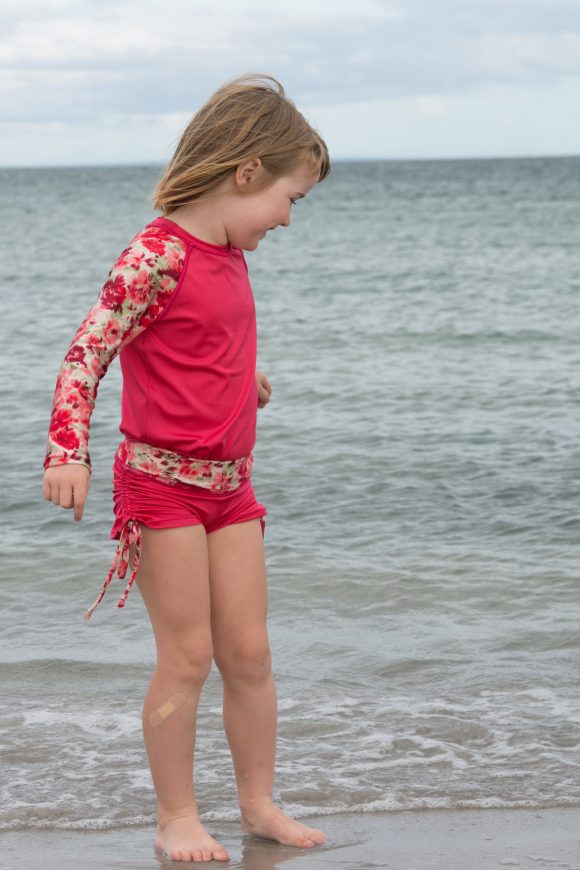 Oliver + S Field Trip Raglan T-shirt and Nature Walk Pants as beachwear