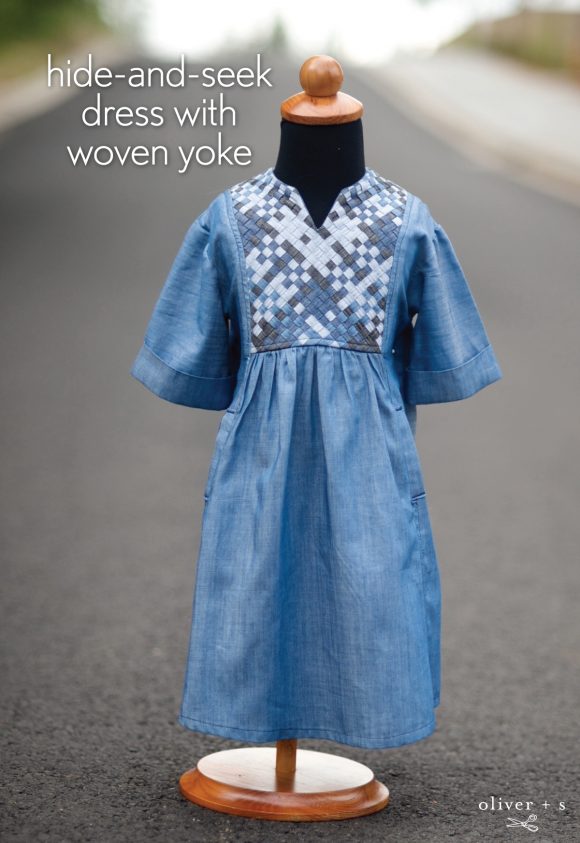 Oliver + S Hide-and-Seek Dress with woven yoke