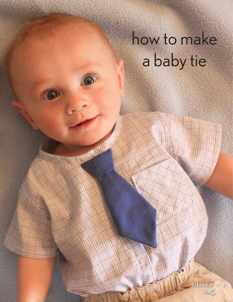 Baby tie tutorial