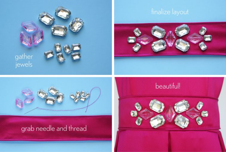 How to make a jeweled belt