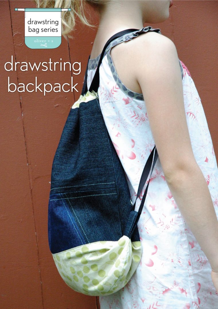 Make the Drawstring Bag from Oliver + S Little Things to Sew into a drawstring backpack
