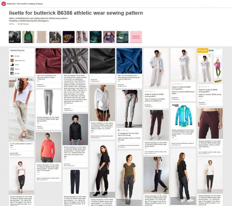 Introducing the Lisette B6295 Athletic Wear Pattern, Blog