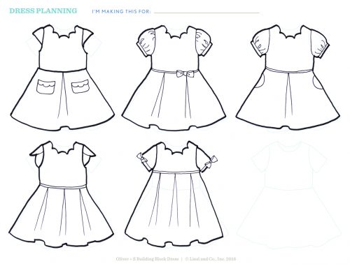 Brainstorming Your Dress With a Design Sheet: Free Download | Blog ...