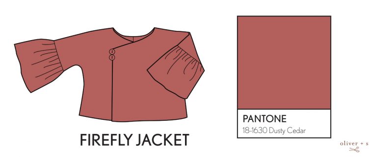 Oliver + S Firefly Jacket in Pantone fall colors