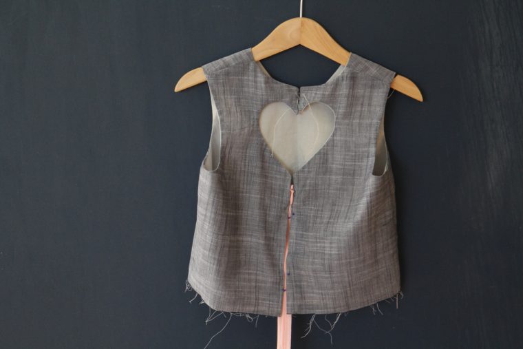 Heart cut-out back tutorial