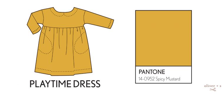 Oliver + S Playtime Dress in Pantone fall colors