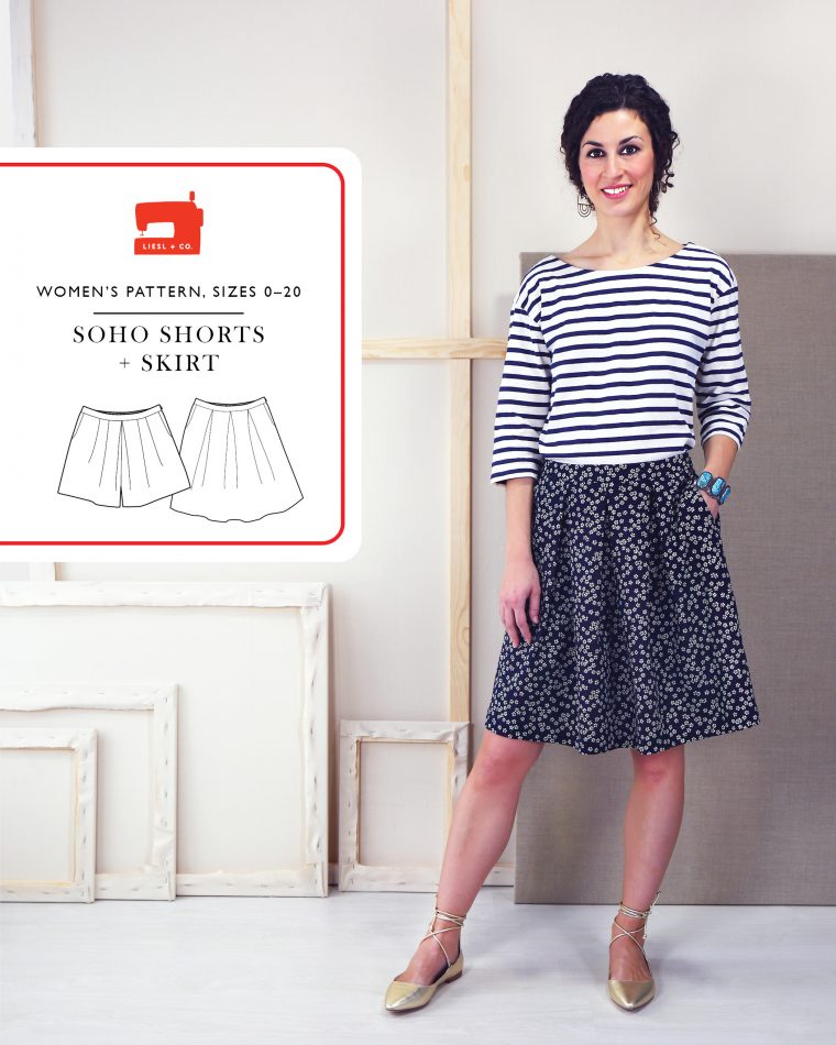 Introducing the Liesl + Co. Soho Shorts + Skirt Sewing Pattern, Blog