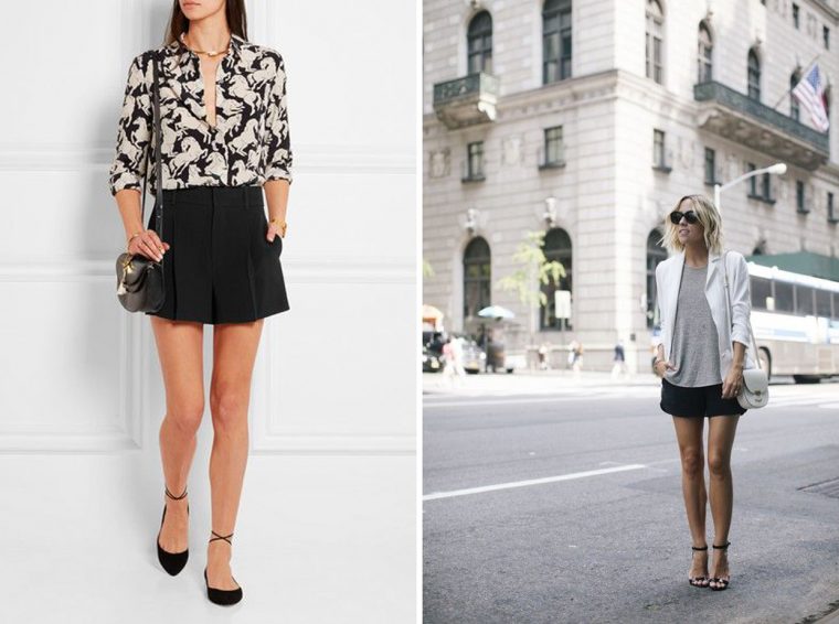 Liesl + Co SoHo Shorts + Skirt sewing pattern styling inspiration: solids