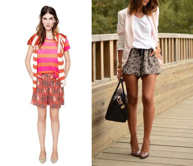 Liesl + Co SoHo Shorts + Skirt sewing pattern styling inspiration: prints!