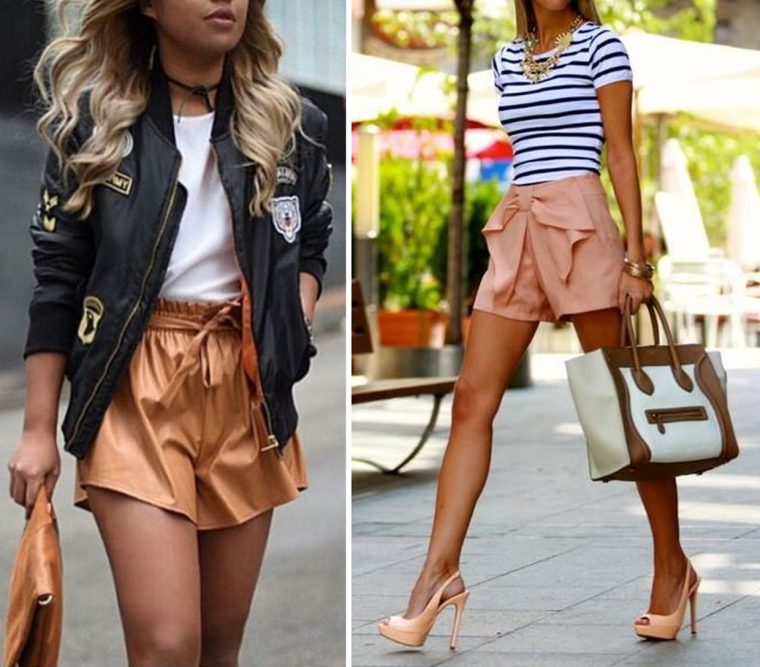 Liesl + Co SoHo Shorts + Skirt sewing pattern styling inspiration: not-neutral solids