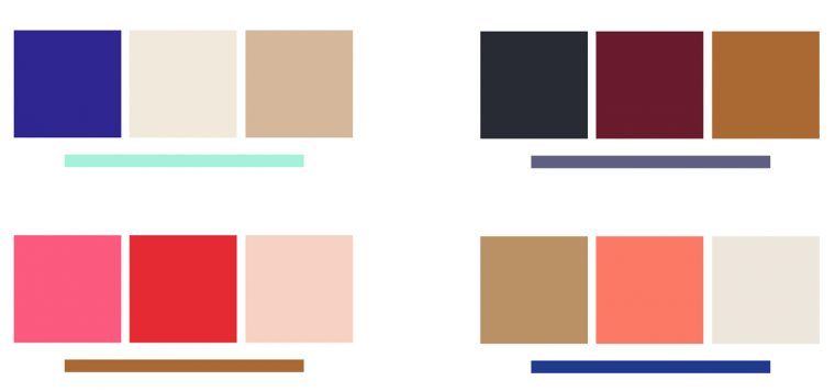 Core wardrobe color palette ideas.