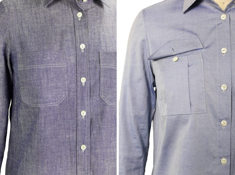 Liesl + Co Classic Shirt sewing pattern pocket details