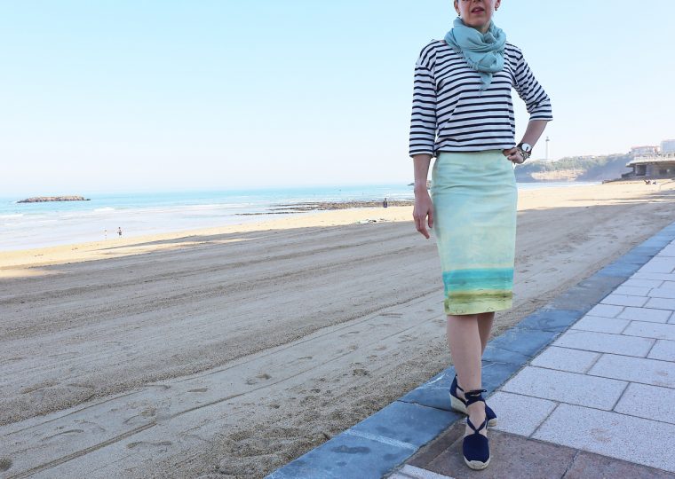 Biarritz pencil skirt