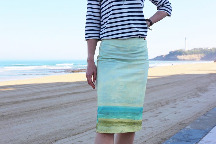 Biarritz pencil skirt