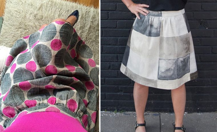 Liesl + Co Everyday Skirt in printed fabrics