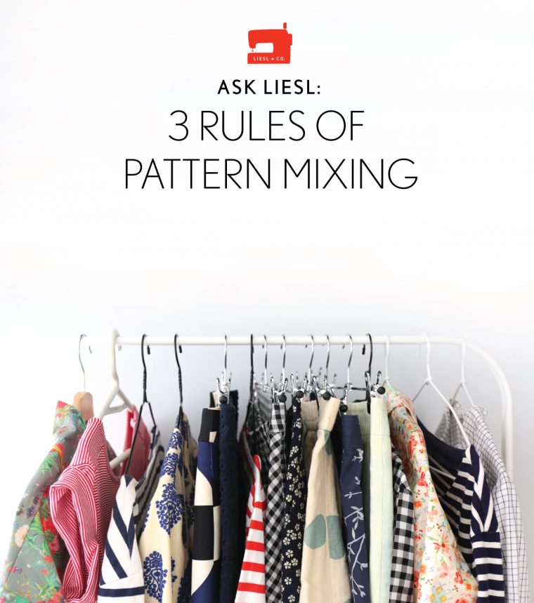 three rules of pattern mixing