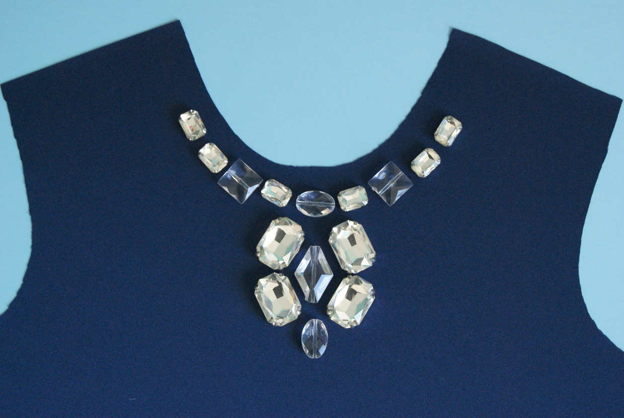 How to Make a Jeweled Neckline Blog Oliver + S