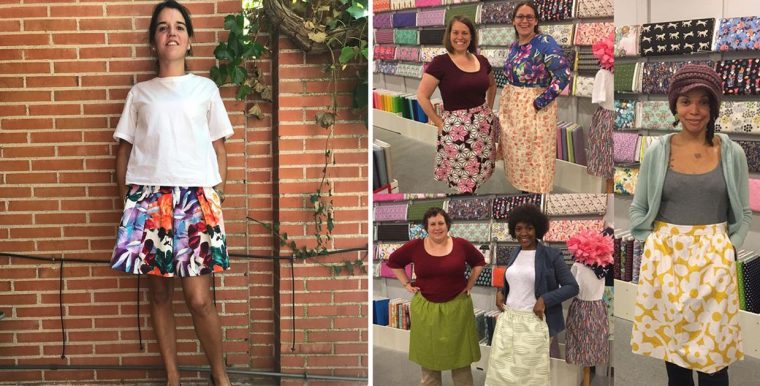 Rita's SoHo Shorts and Everyday Skirts in a sewing class