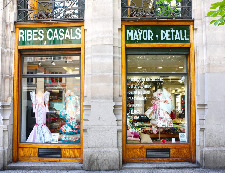 Fabric shopping in Madrid: Ribes y Casals fabric store
