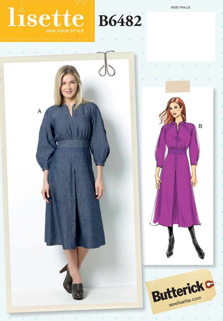 Lisette for Butterick B6482 sewing pattern