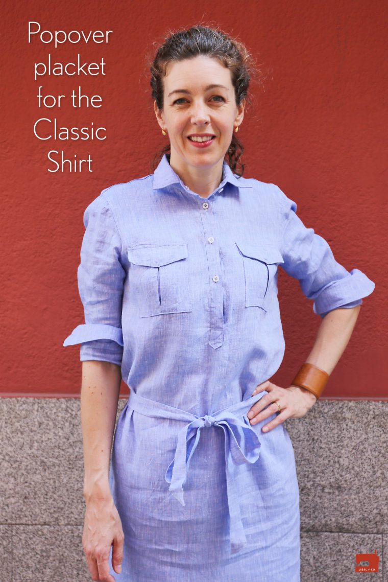 16 ways to hack a pattern: add a popover placket with this free pattern.