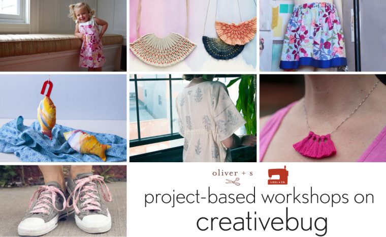 project-based workshops on creativebug