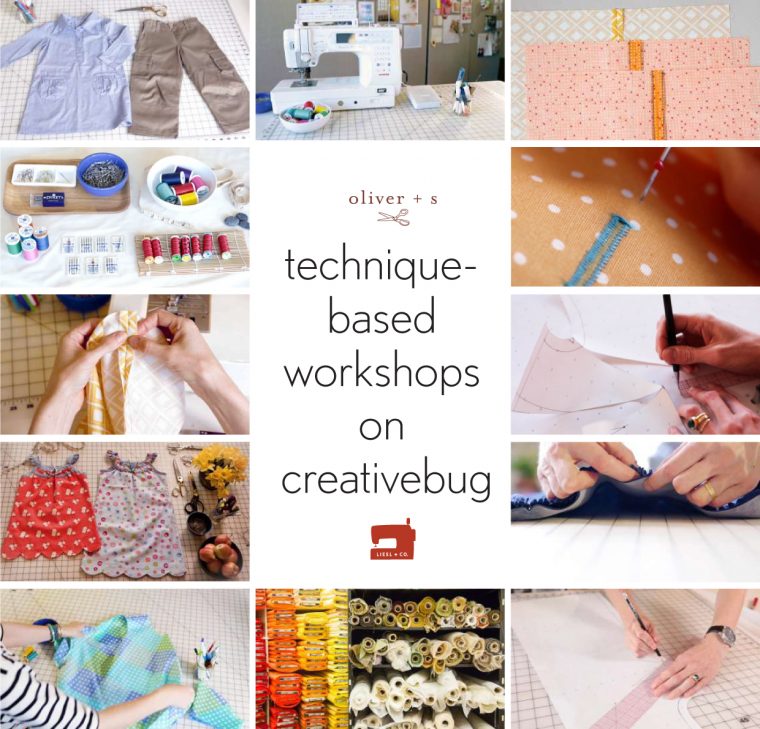 technique-based workshops on creativebug