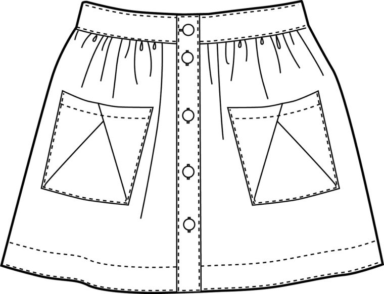 Oliver + S Hopscotch Skirt