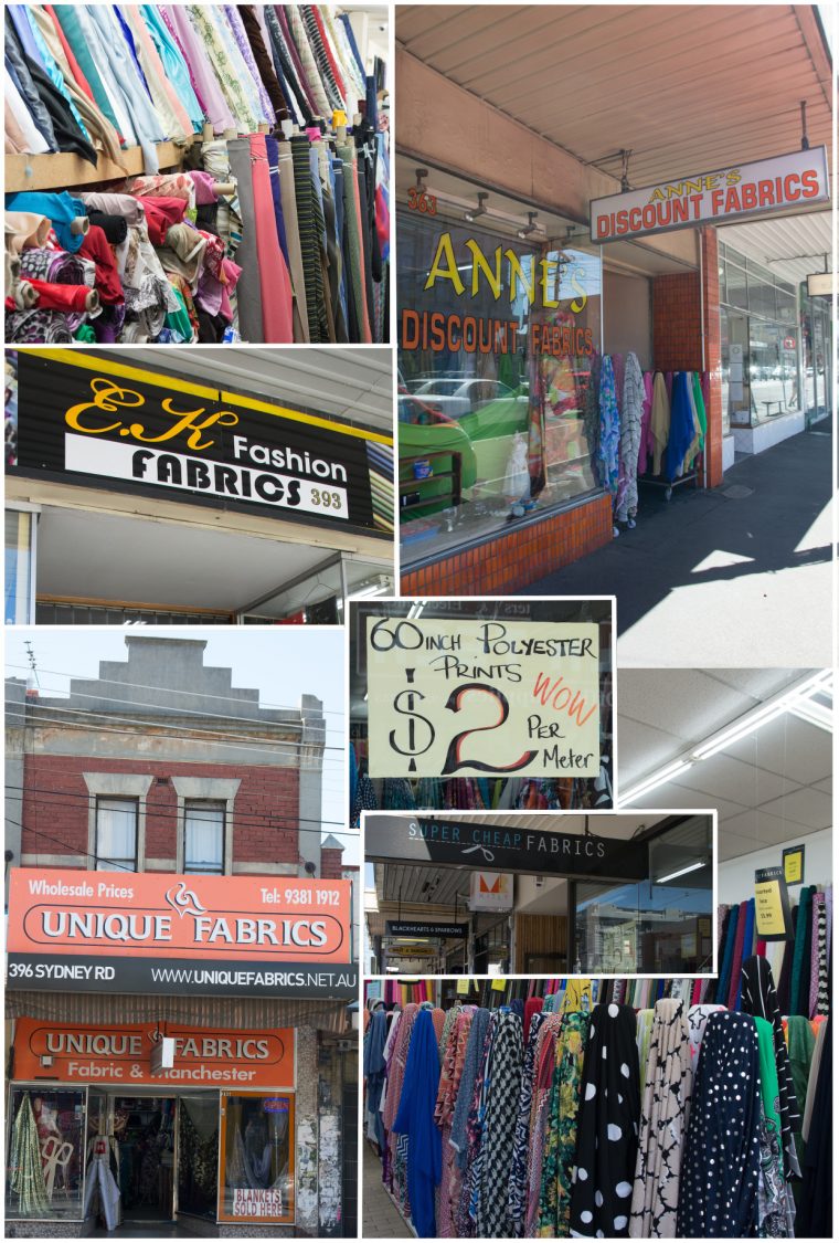 Fabric shopping in Melbourne