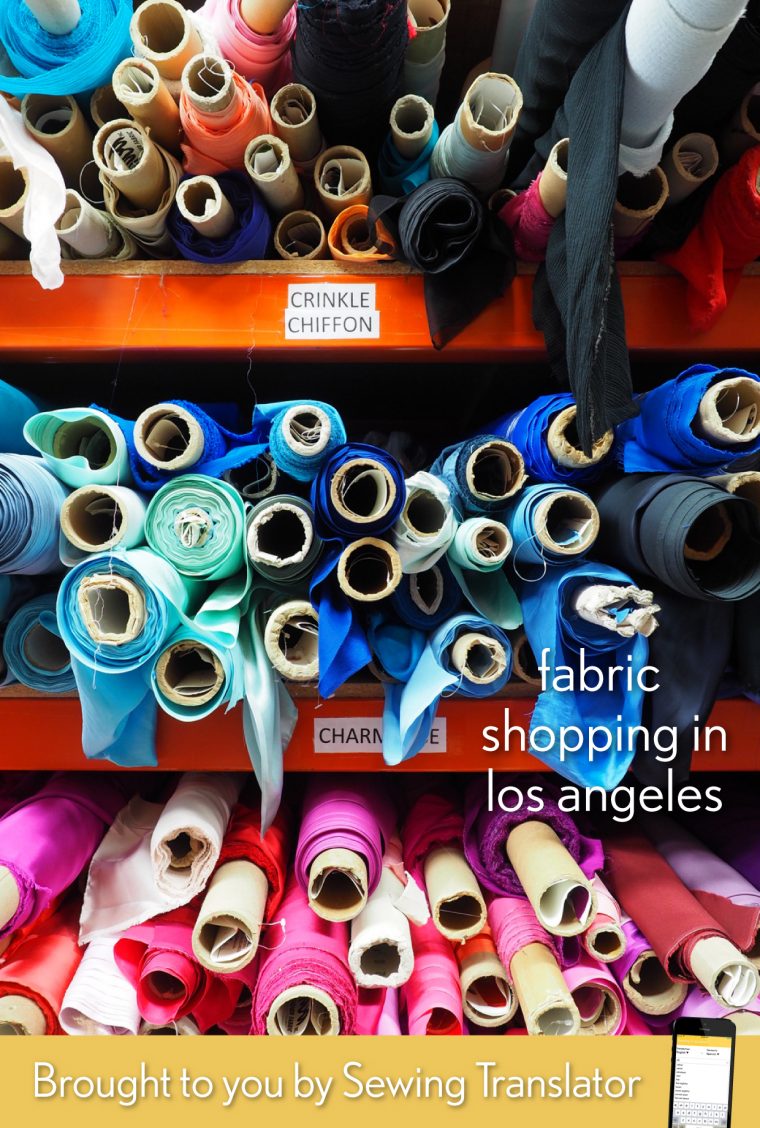 Fabric shopping in LA