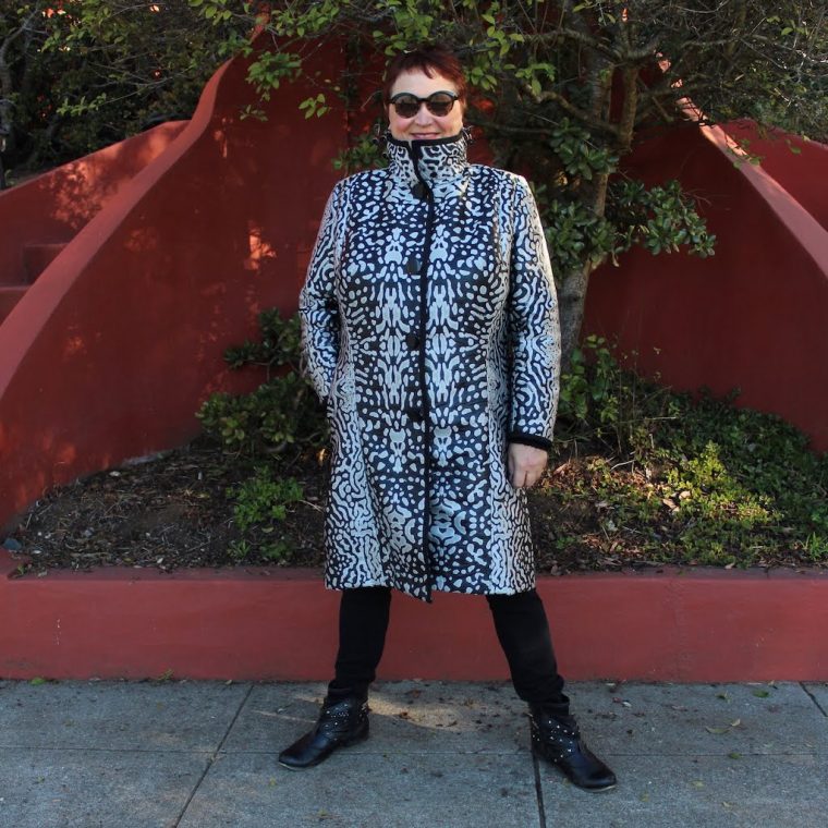 Sew + Tell: Leopard Brocade Lisette B6385 Coat | Blog | Oliver + S