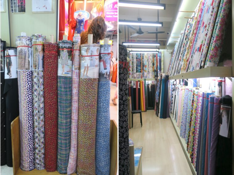 Fabric shopping in Singapore