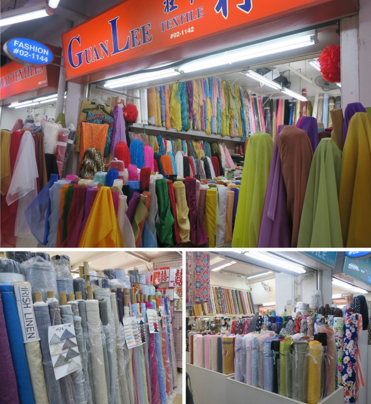 Fabric shopping in Singapore