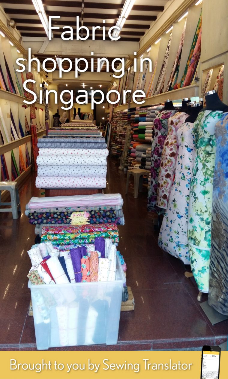 Fabric shopping in Singapore