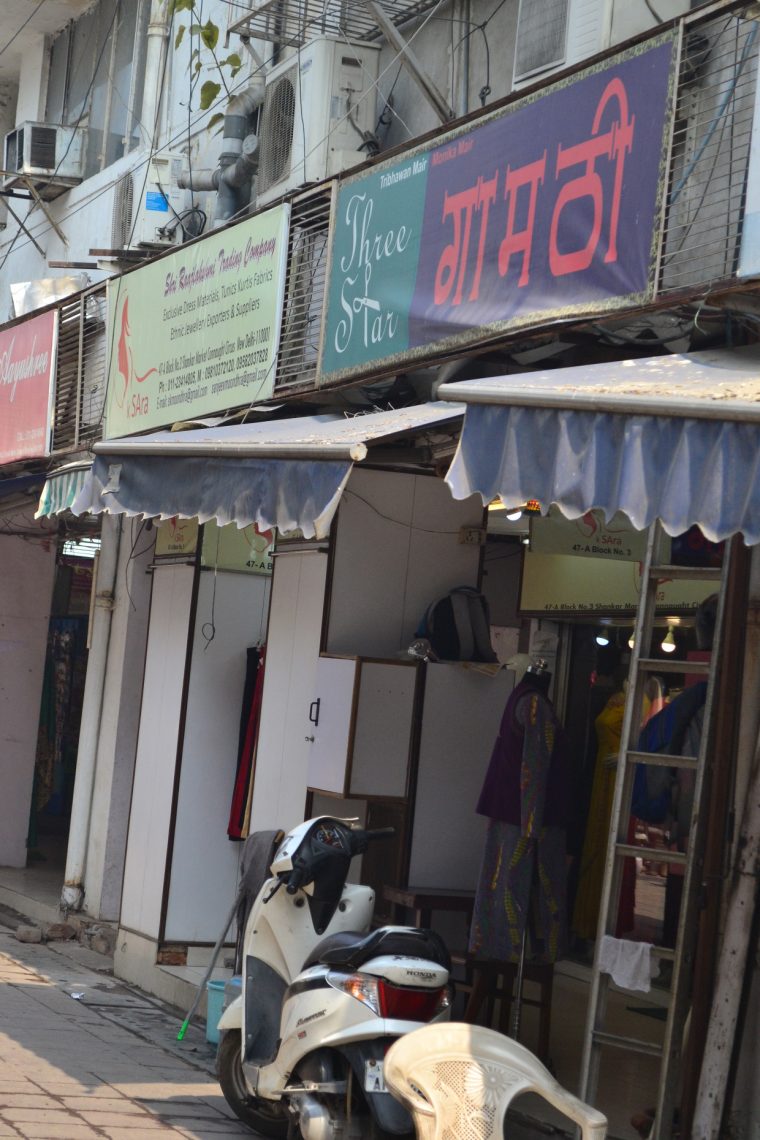 New Delhi fabric shopping