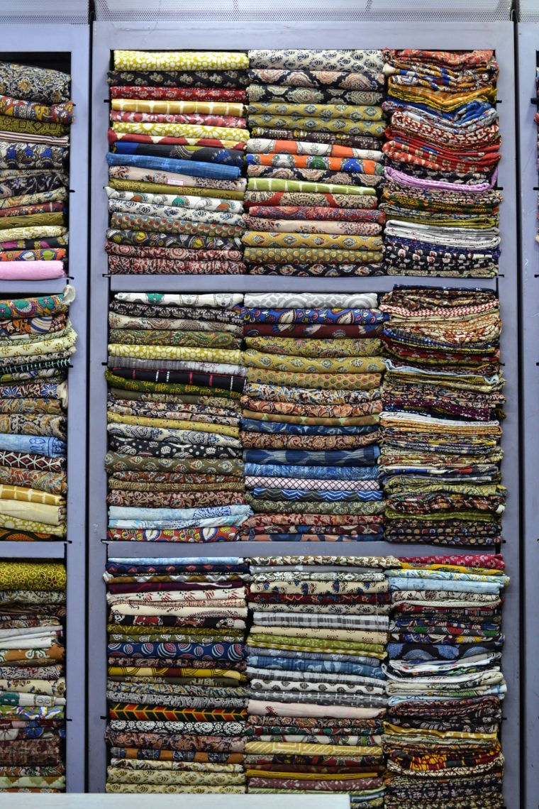 New Delhi fabric shopping